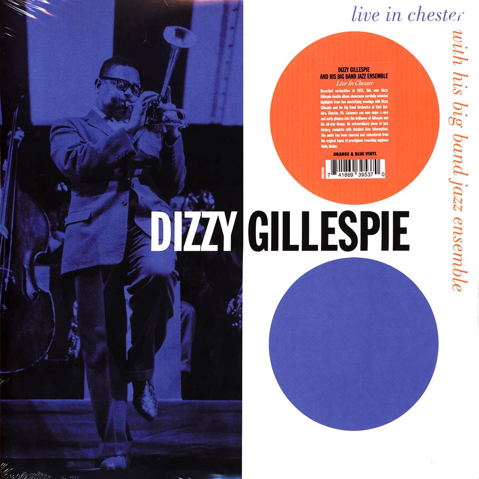 Dizzy Gillespie & His Big Band Jazz Ensemble - Live In Chester 1957 Orange/Turquoise Vinyl Edition Indies