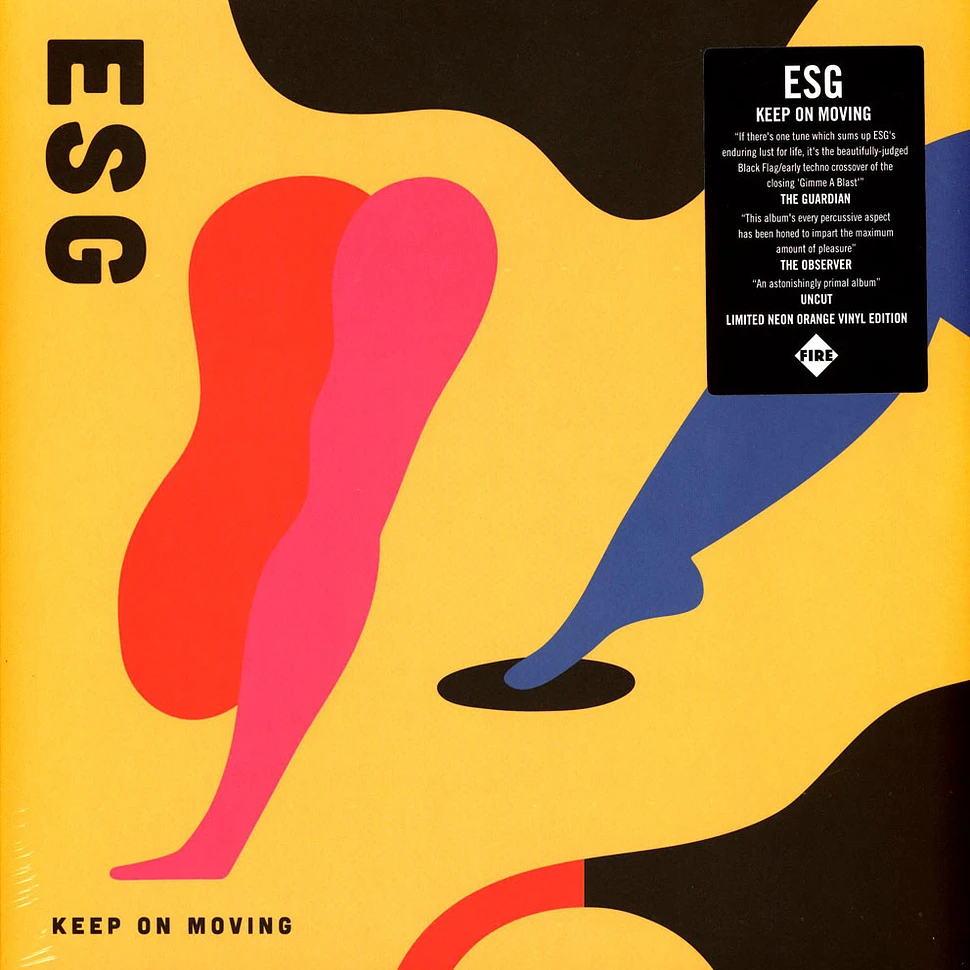 ESG - Keep On Moving Neon Orange Vinyl Edition