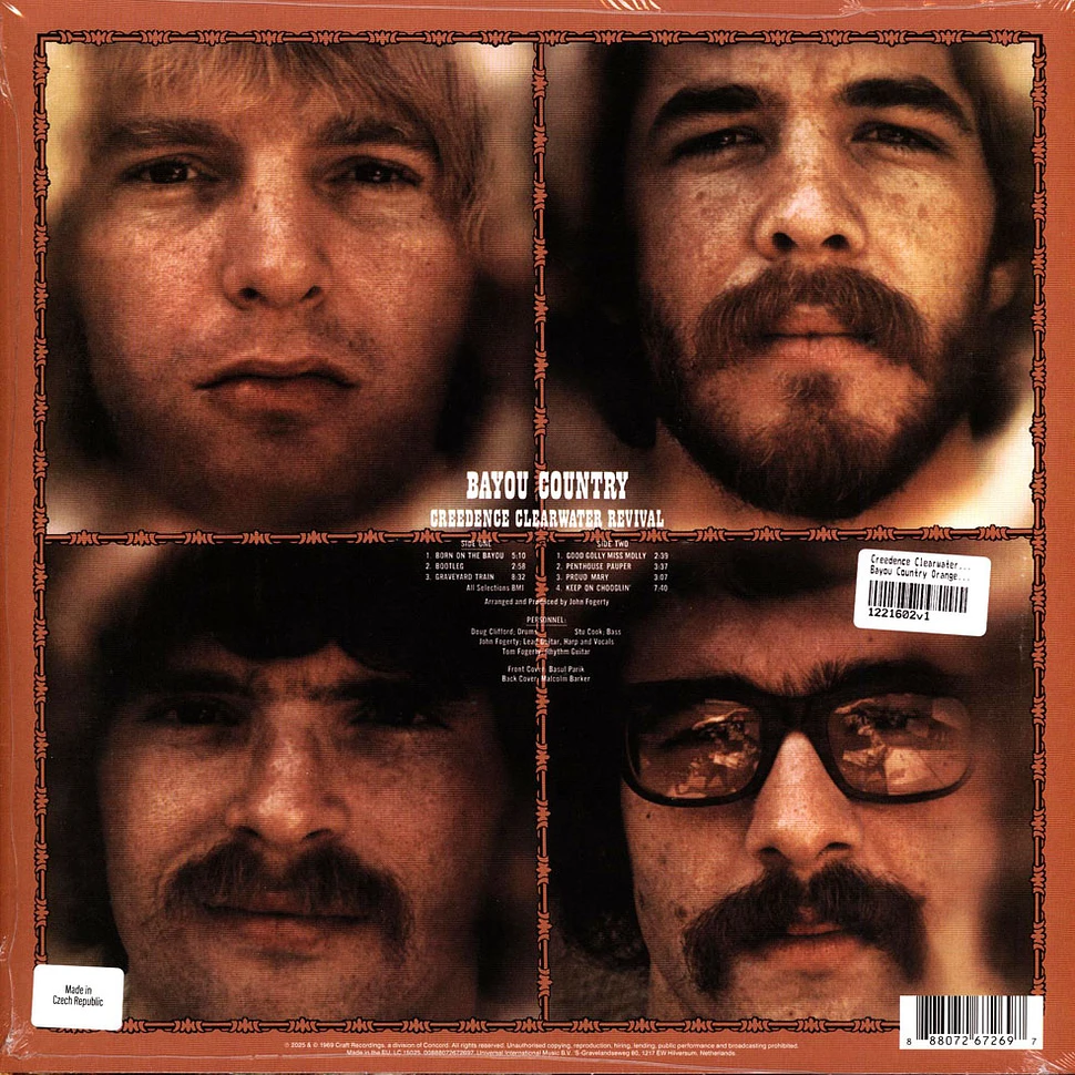 Creedence Clearwater Revival - Bayou Country Orange Smoke Vinyl Edition