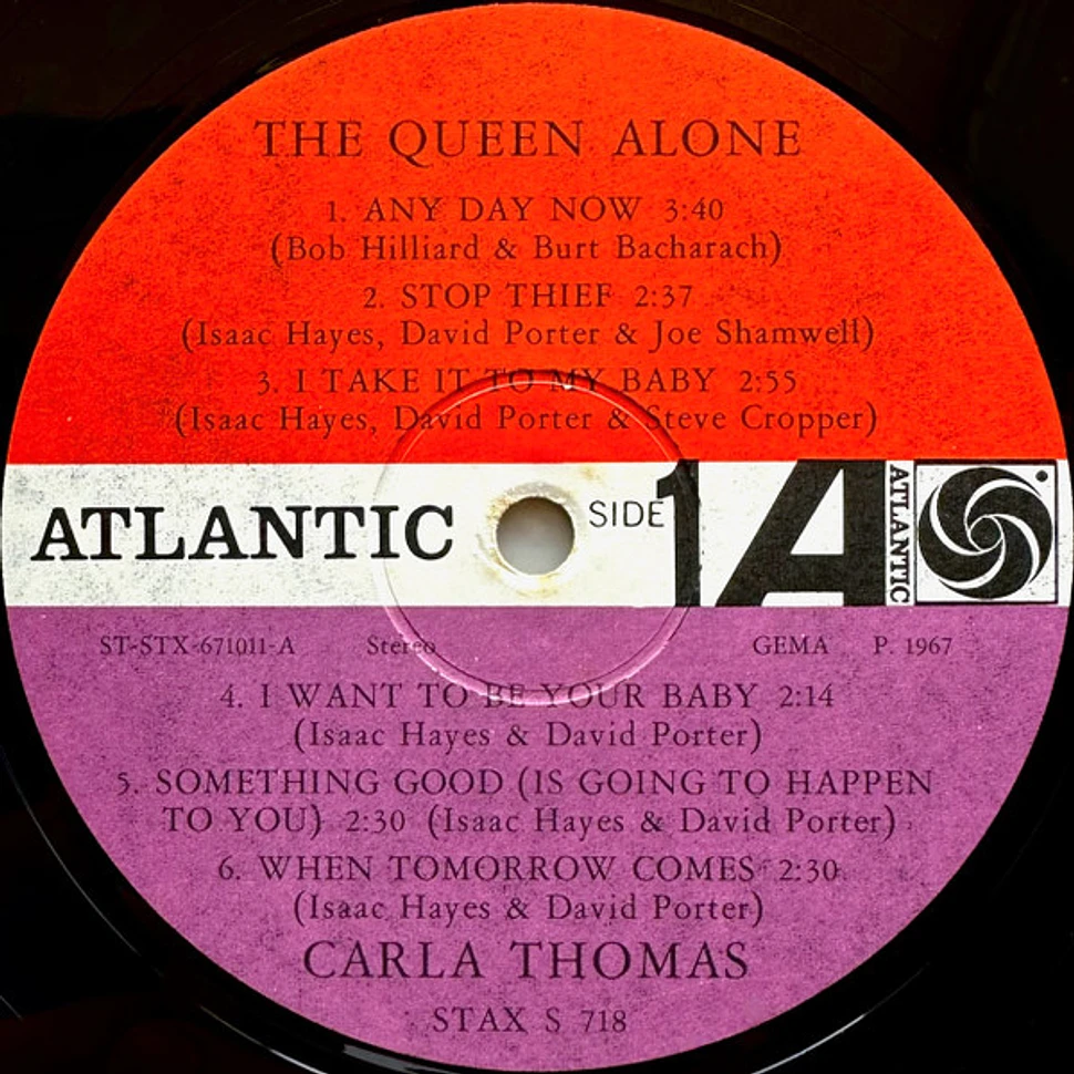 Carla Thomas - The Queen Alone