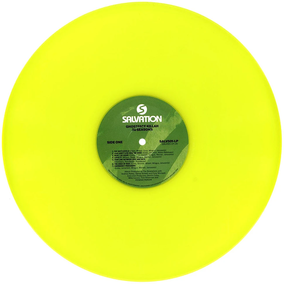 Ghostface Killah - 36 Seasons 10th Anniversary Transparent Yellow Vinyl Edition