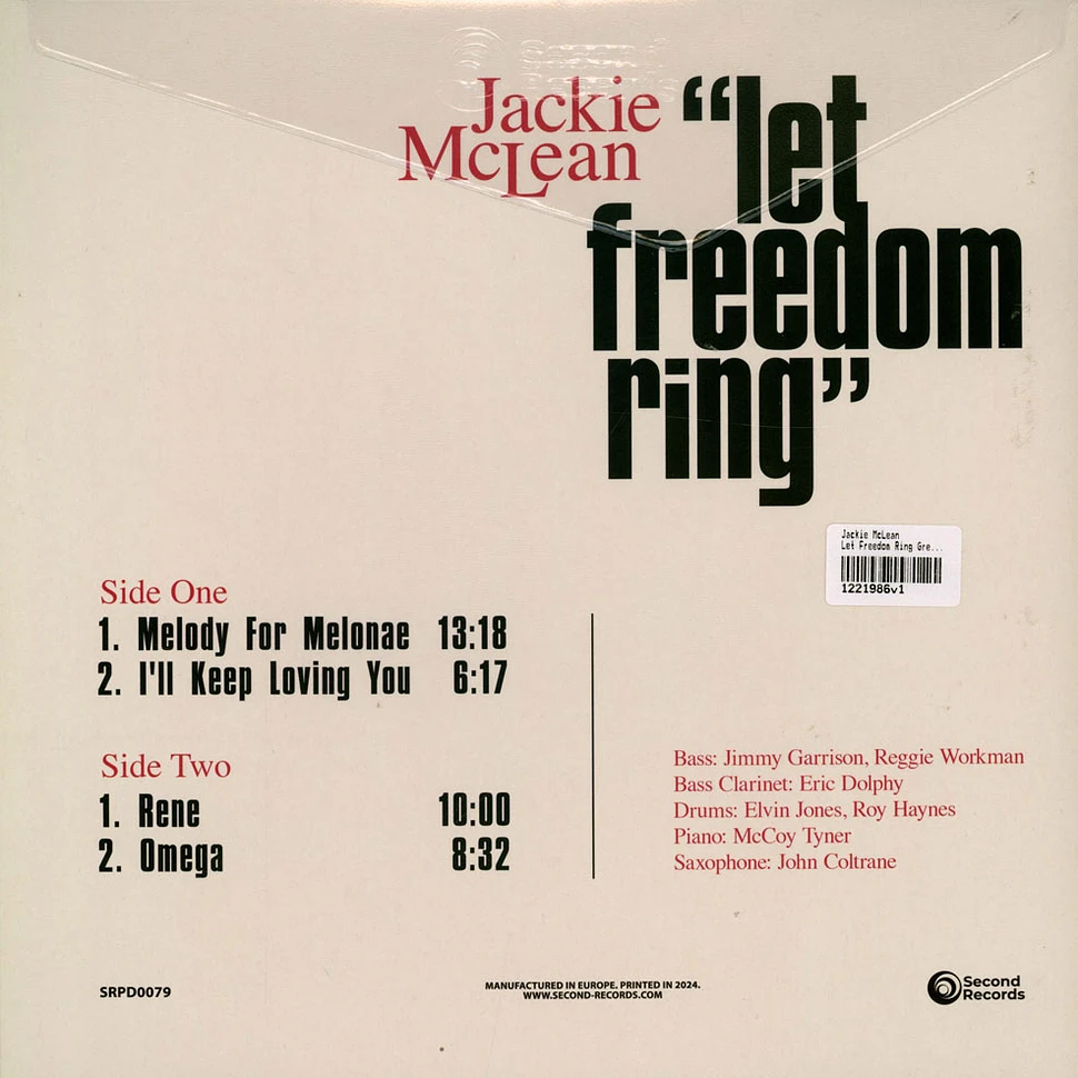 Jackie McLean - Let Freedom Ring Grey Marble Vinyl Edition