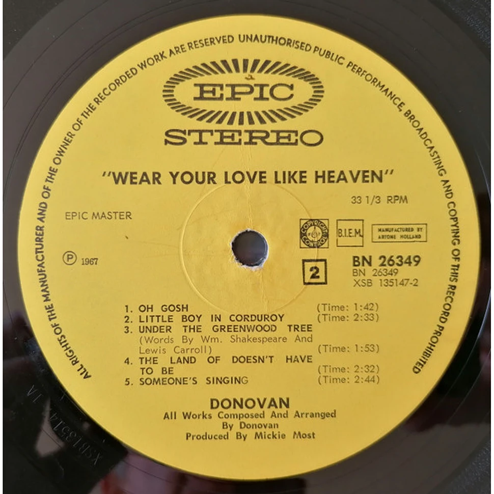 Donovan - Wear Your Love Like Heaven