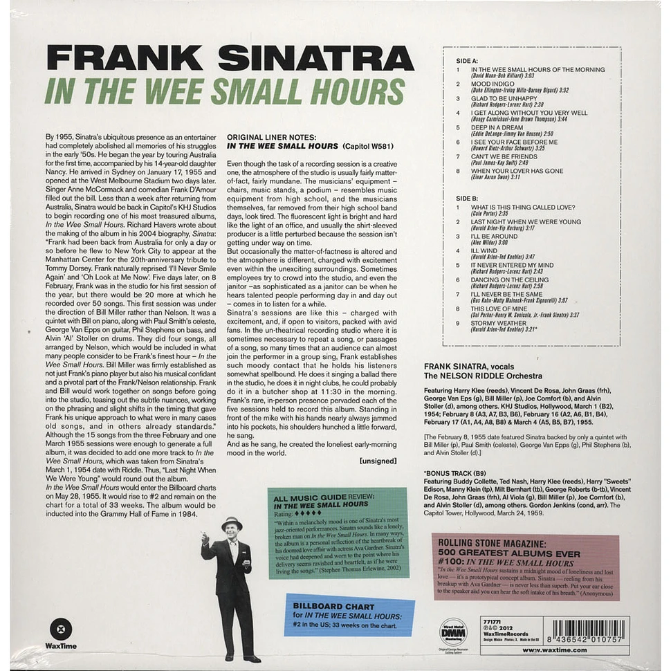 Frank Sinatra - In The Wee Small Hours