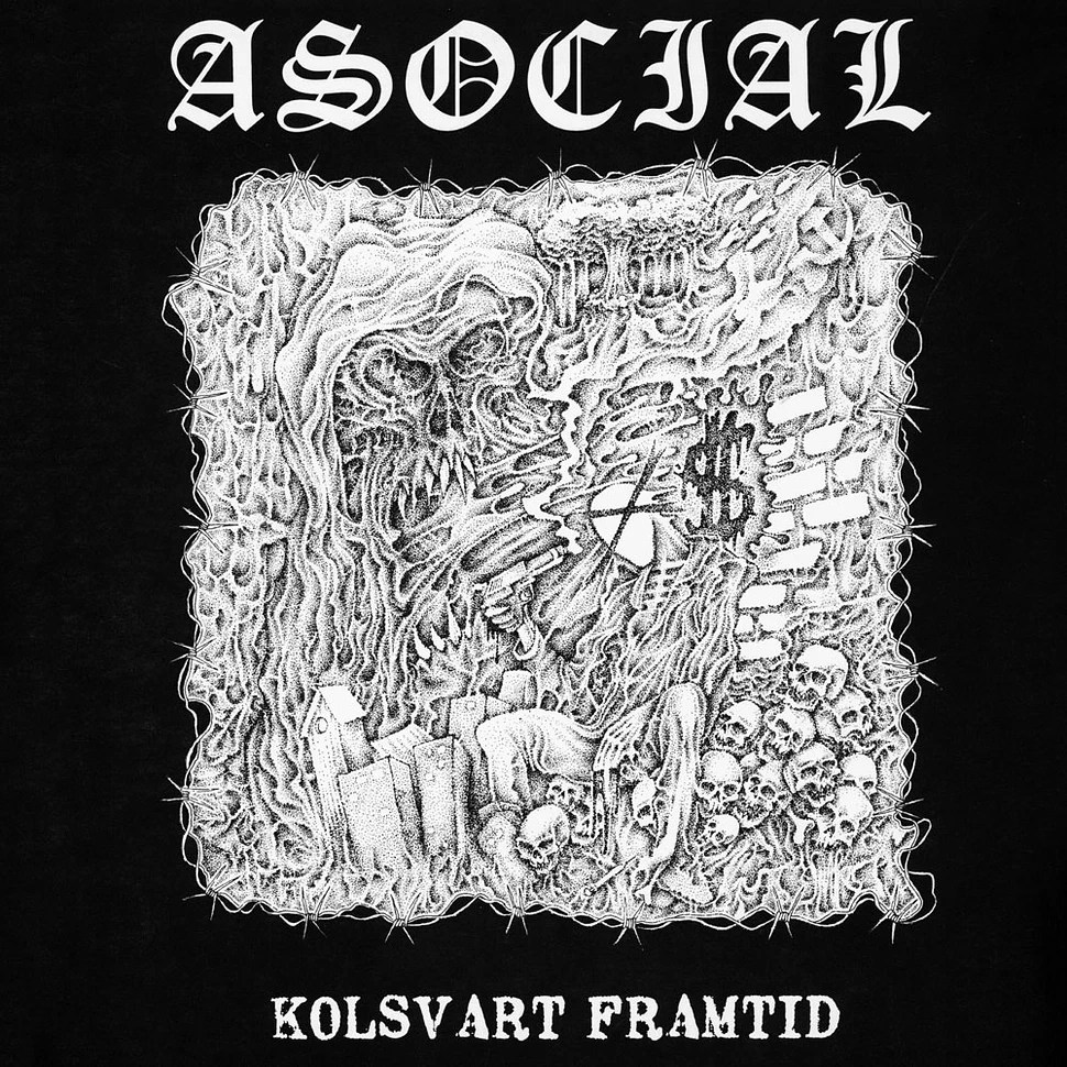 Asocial - Kolsvart Framtid Black Vinyl Edition