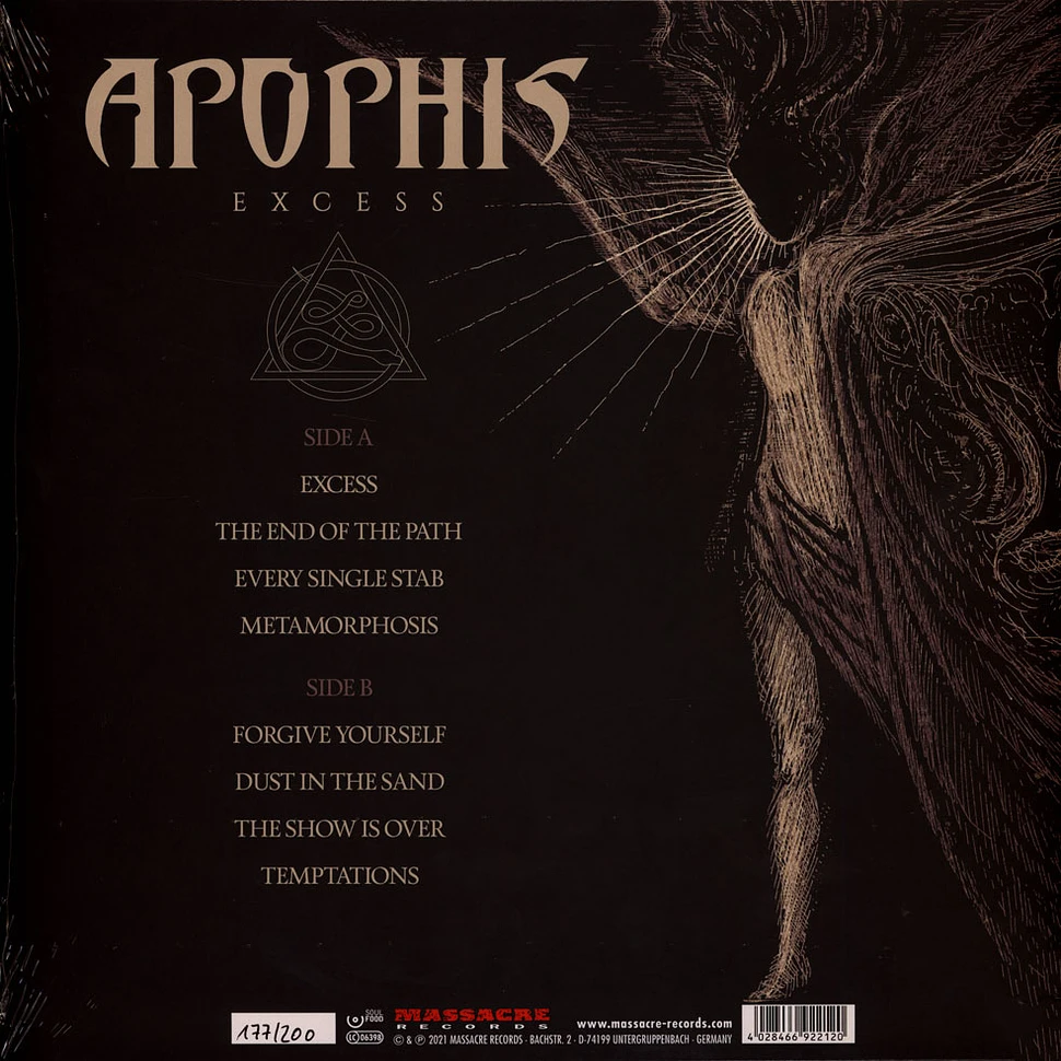 Apophis - Excess Limited Black Vinyl Edition