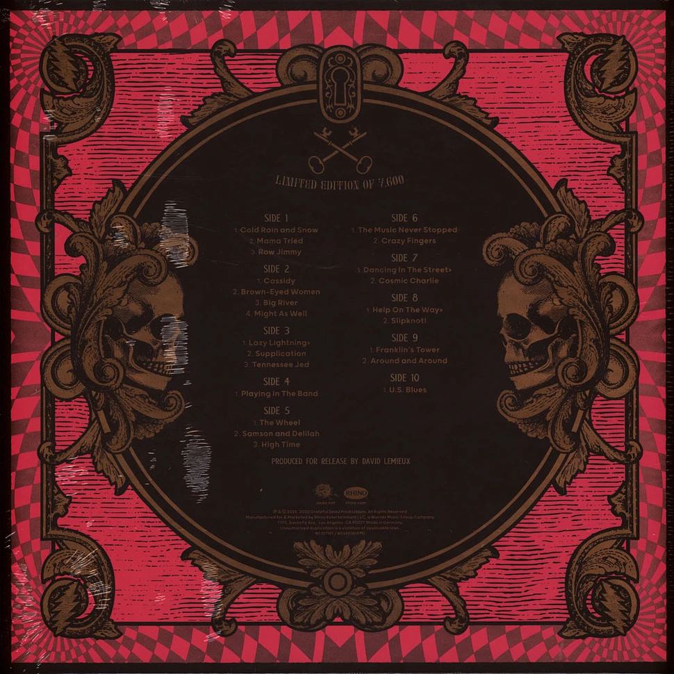 Grateful Dead - Beacon Theatre New York New Record Store Day 2025 Edition