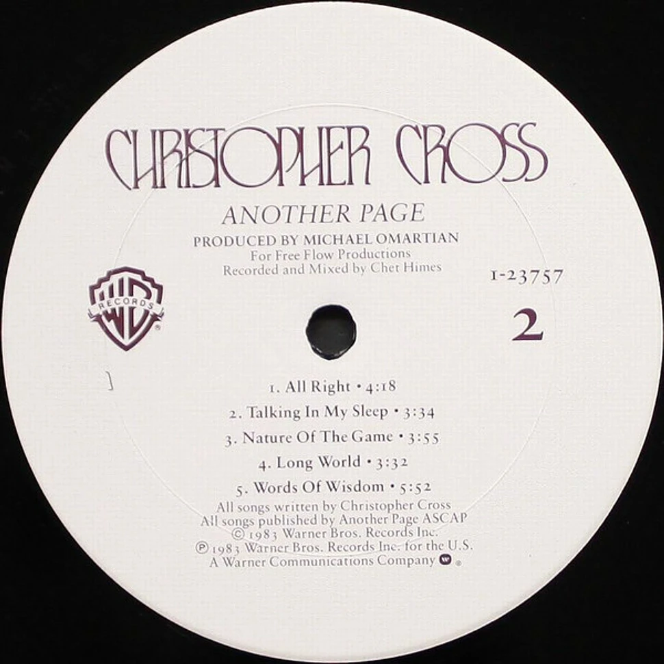 Christopher Cross - Another Page