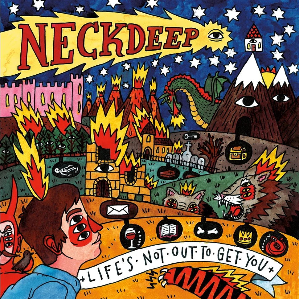 Neck Deep - Life's Not Out To Get You Blood Red Vinyl Edition