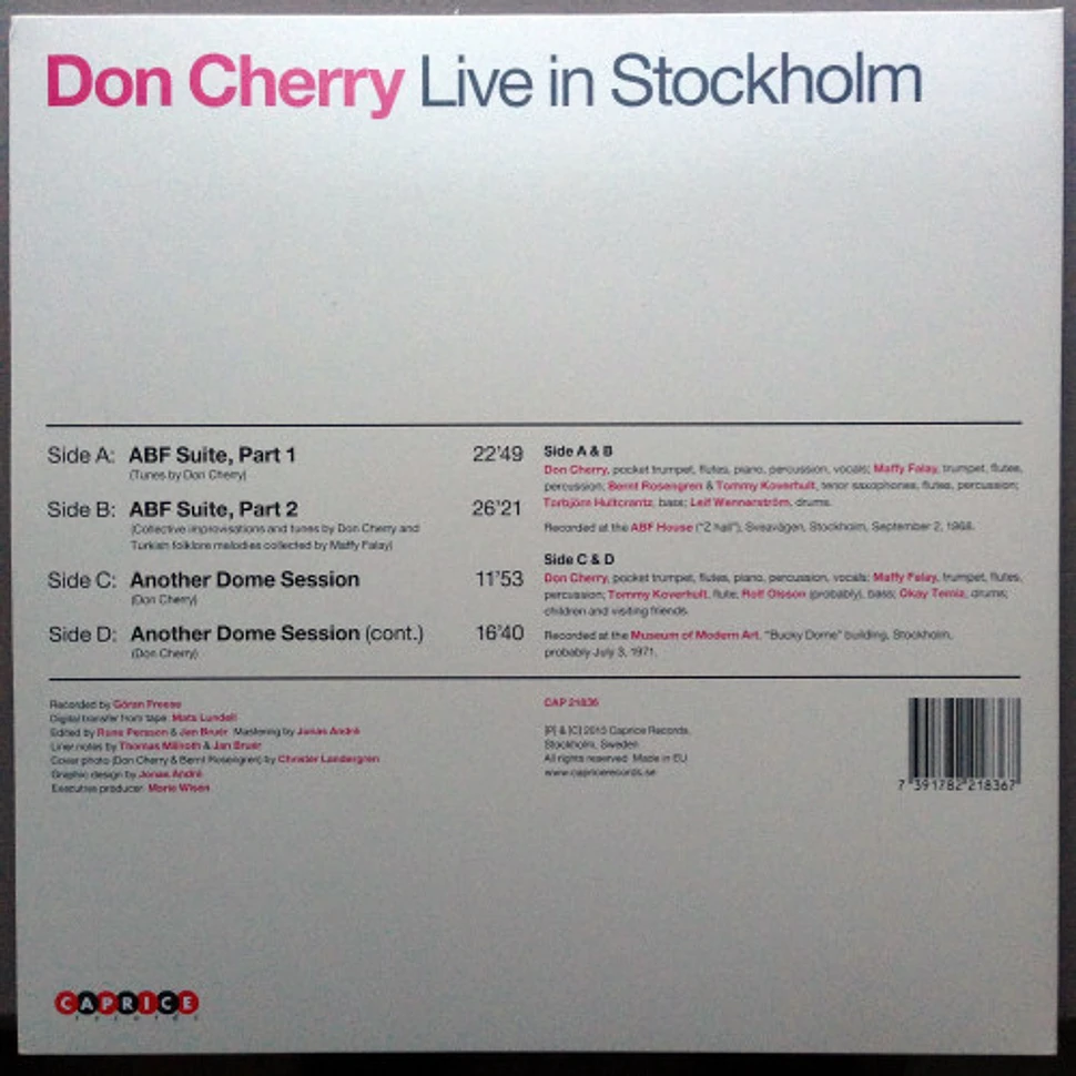 Don Cherry - Live In Stockholm