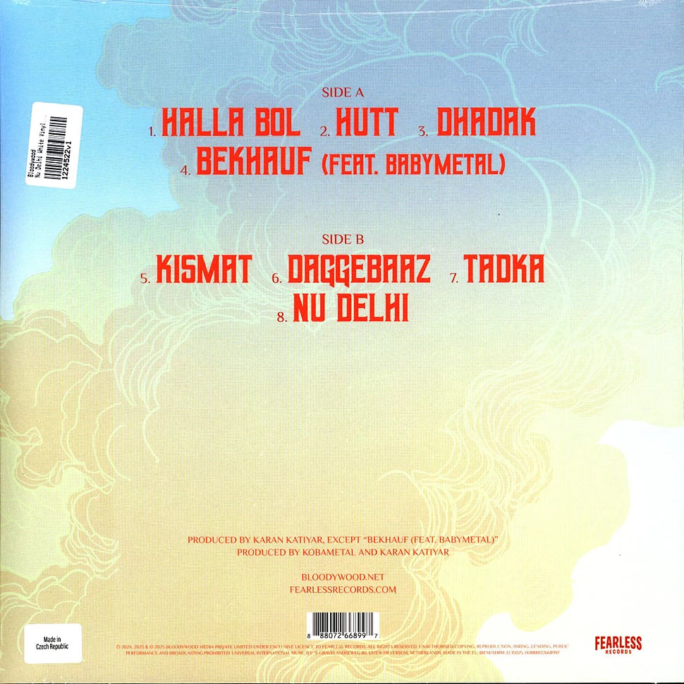 Bloodywood - Nu Delhi White Vinyl Edition