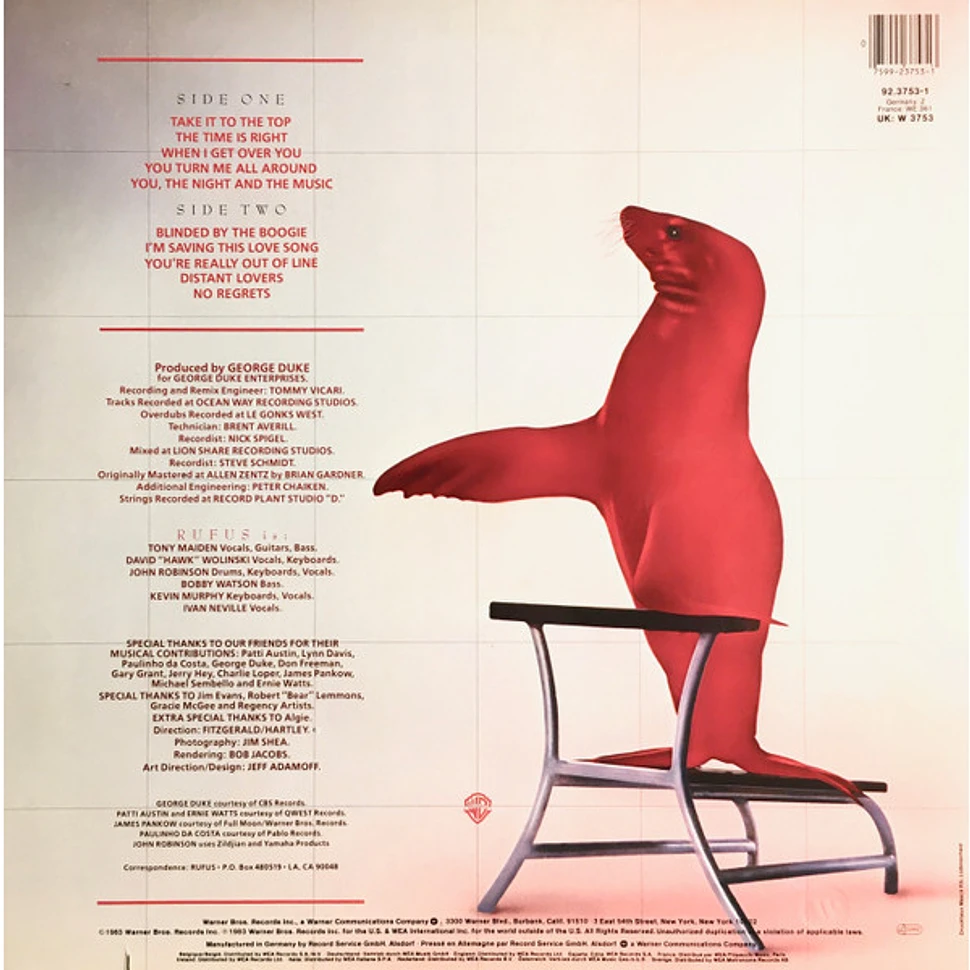 Rufus - Seal In Red