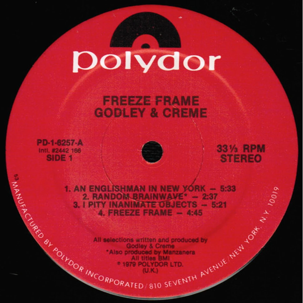 Godley & Creme - Freeze Frame