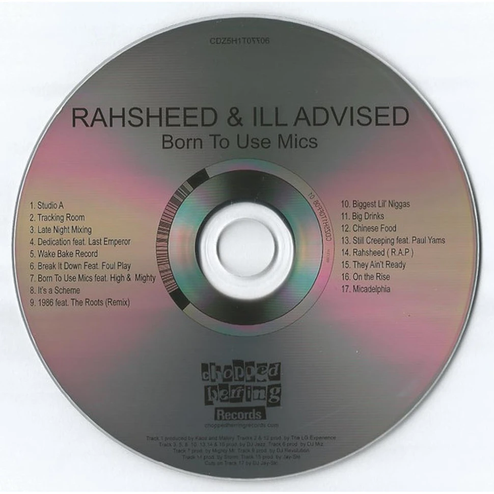 Rahsheed & Ill-Advised - Born To Use Mics