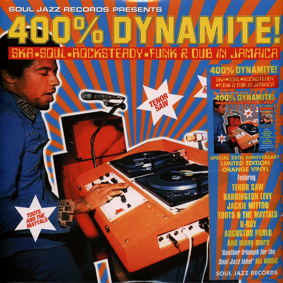 Soul Jazz Records presents - 400% Dynamite! Record Store Day 2025 Orange Colored Vinyl Edition