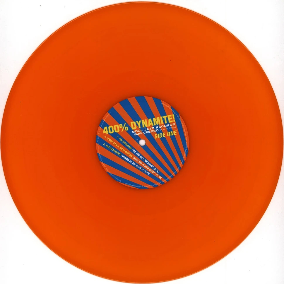 Soul Jazz Records presents - 400% Dynamite! Record Store Day 2025 Orange Colored Vinyl Edition
