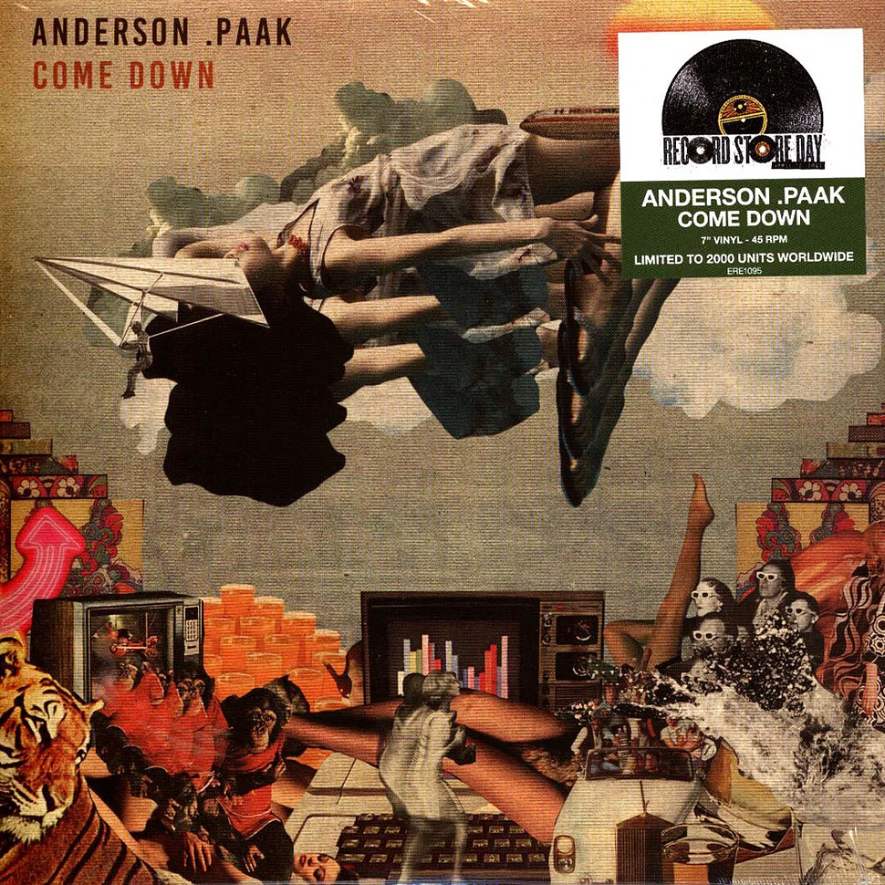 Anderson .Paak - Come Down Translucent Sea Blue Record Store