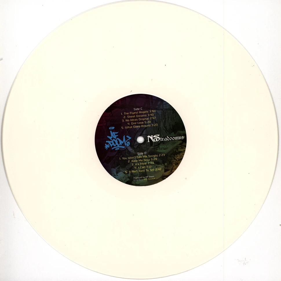 MF DOOM X Nas - Nastradoomus Volume 2 White Vinyl Edition without Sleeve