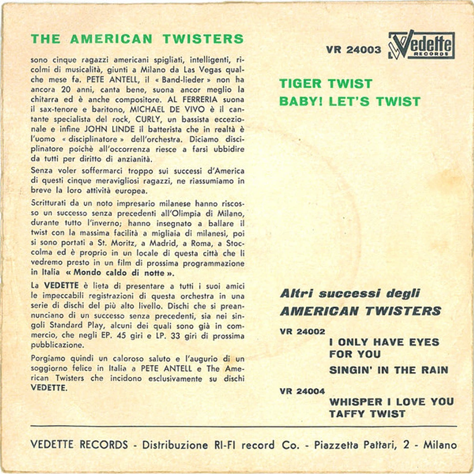 American Twisters - Tiger Twist / Baby! Let's Twist