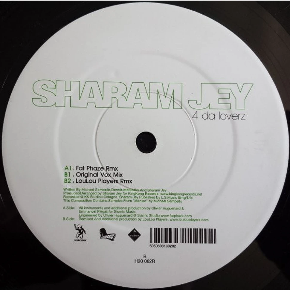 Sharam Jey - 4 Da Loverz (Vol. 2)