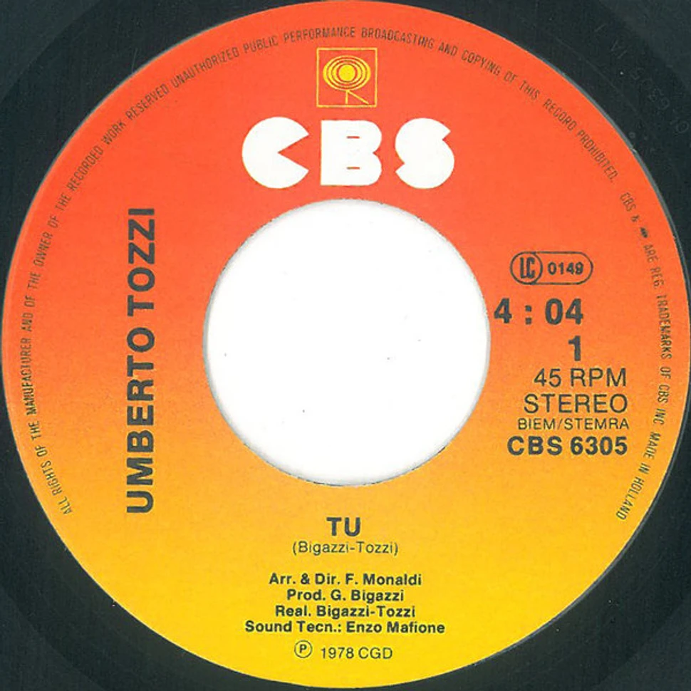 Umberto Tozzi - Tu