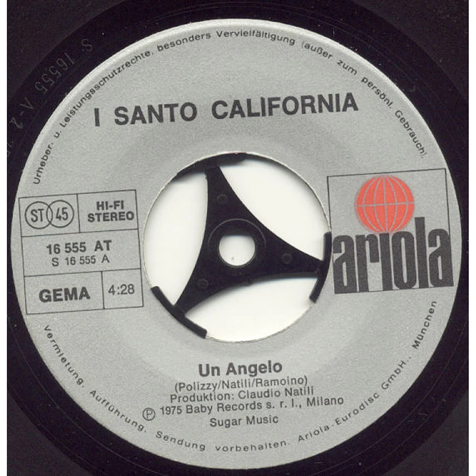 I Santo California - Un Angelo