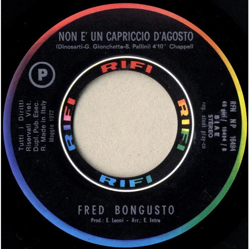 Fred Bongusto - Invece No