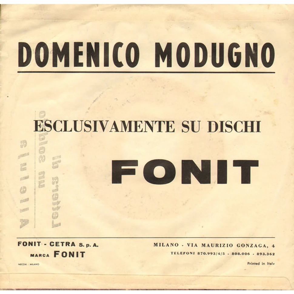 Domenico Modugno - Lettera Di Un Soldato / Alleluja