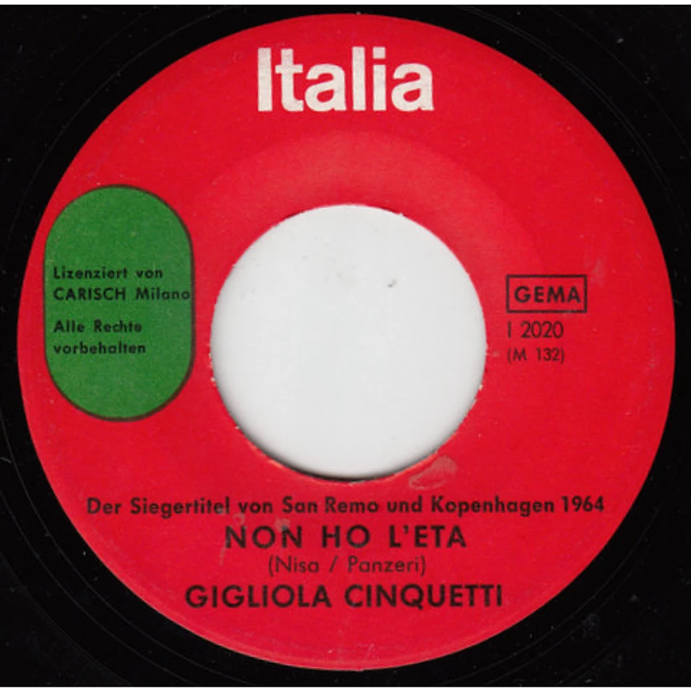 Gigliola Cinquetti - Non Ho L'età