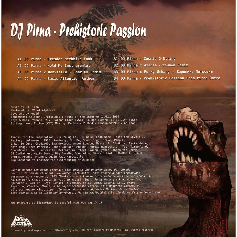 DJ Pirna - Prehistoric Passion