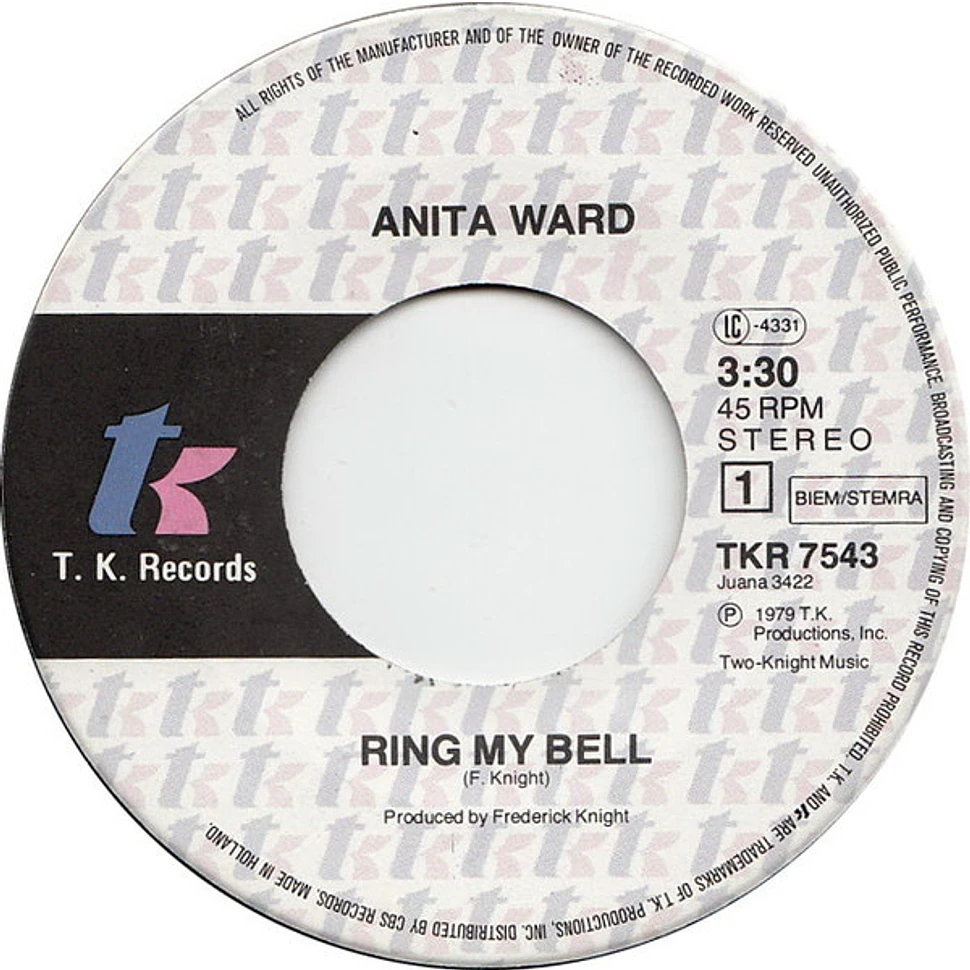 Anita Ward - Ring My Bell