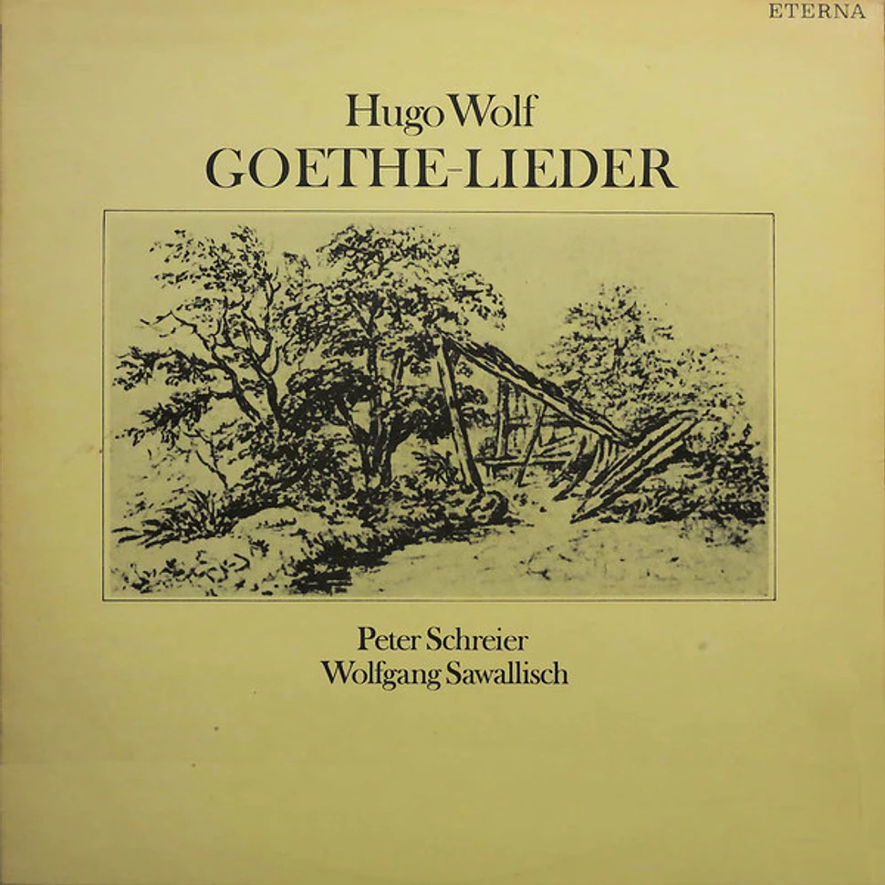 Hugo Wolf, Peter Schreier, Wolfgang Sawallisch - GoetheLabel sleeve.ieder