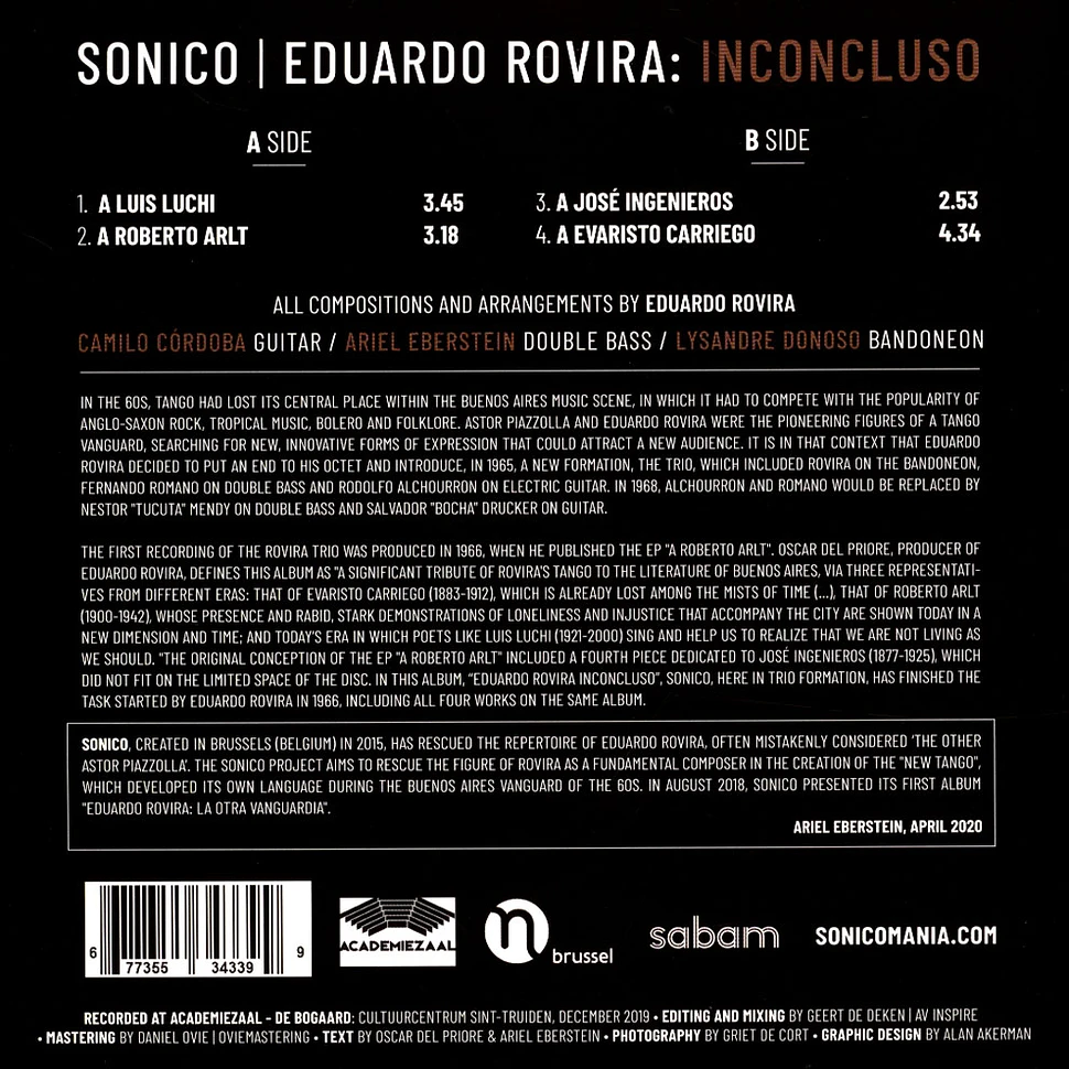 Sonico - Rovira: Inconcluso