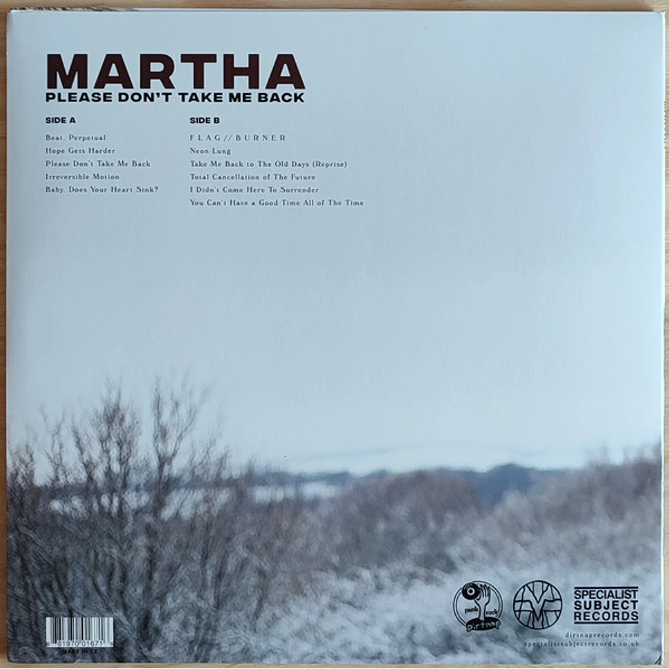 Martha - Please Don't Take Me Back