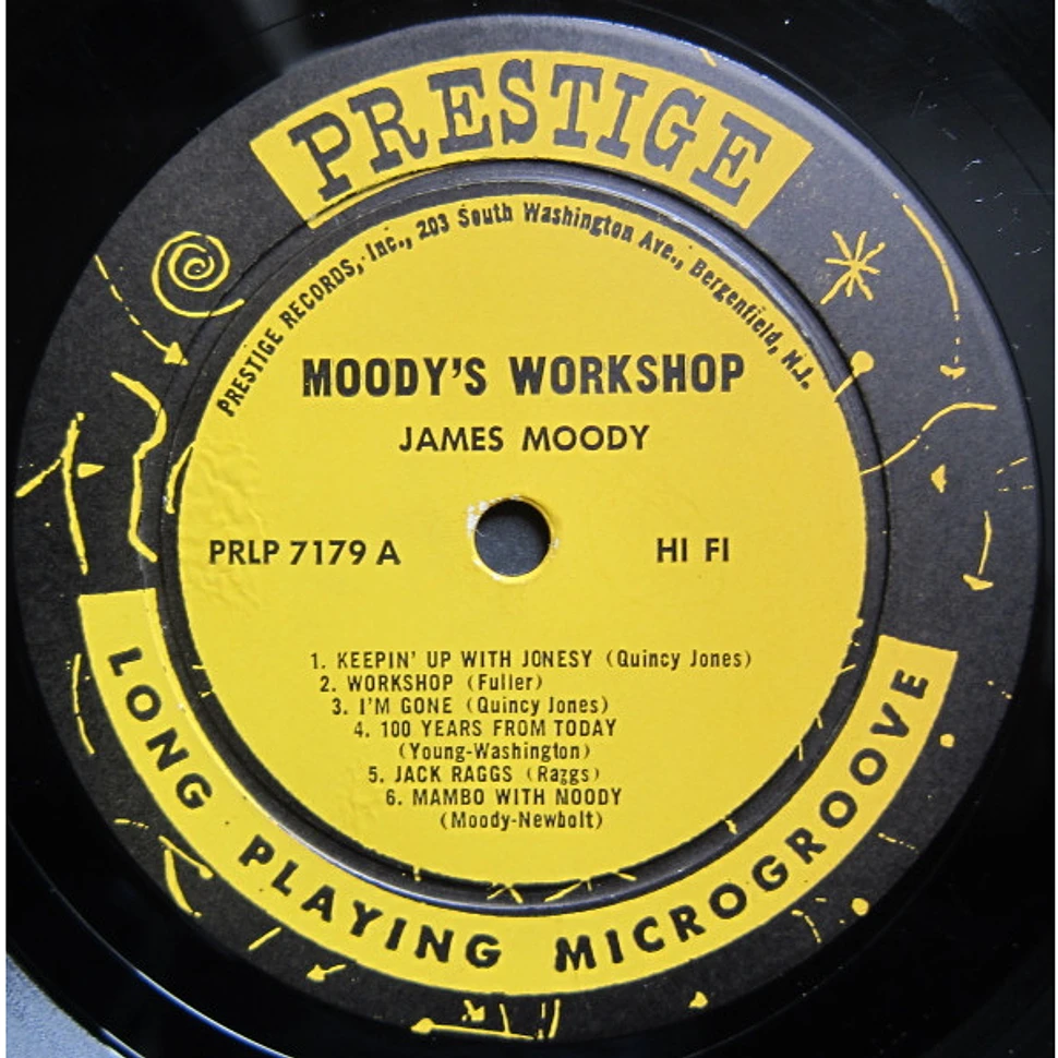 James Moody And His Band - Moody's Workshop