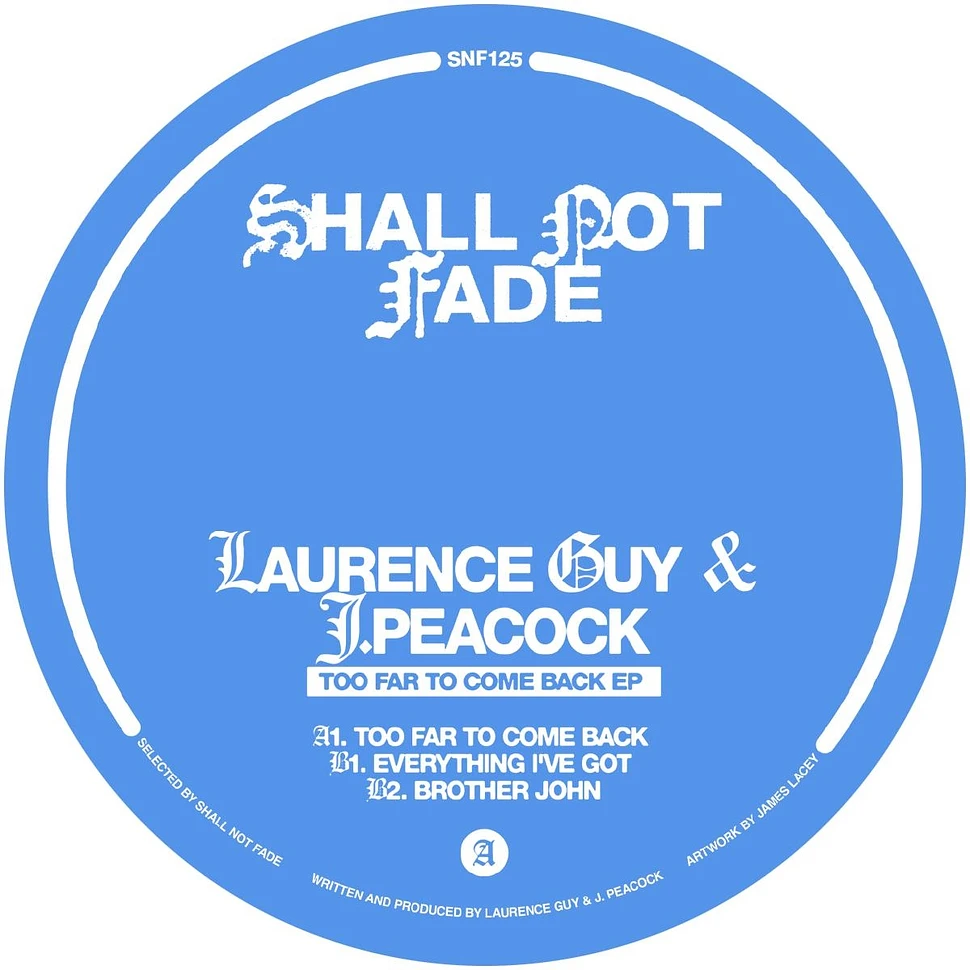 Laurence Guy & J. Peacock - Too Far To Come Back EP