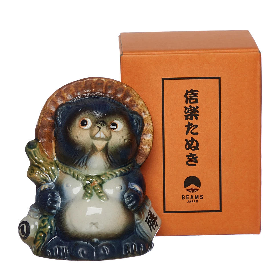 Beams Japan - Fortune Raccoon Dog Indigo Small