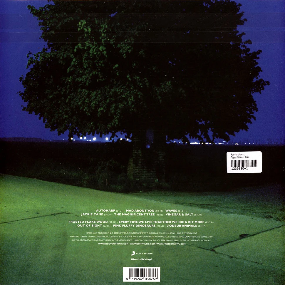 欧LP Hooverphonic The Magnificent Tree MOVLP1613 Sony Music, Music On /00260 Hooverphonic - Magnificent Tree - Vinyl LP - 2000 - EU - Reissue | HHV