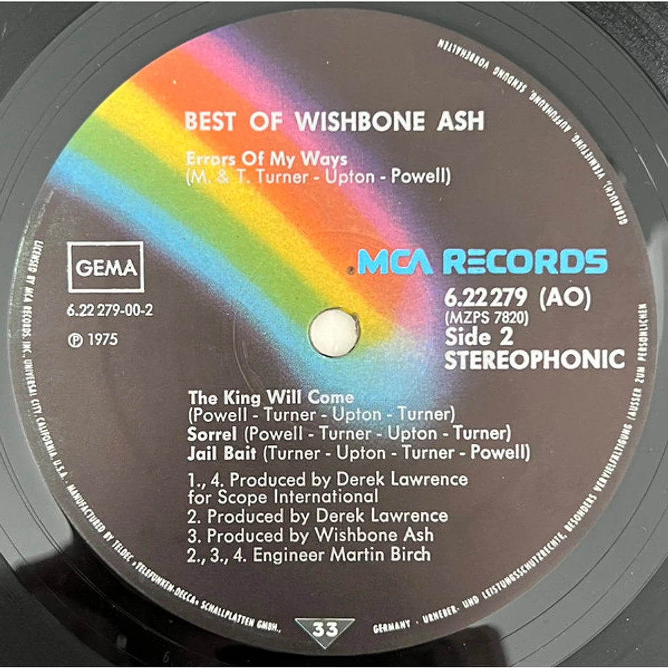 Wishbone Ash - Best Of Wishbone Ash