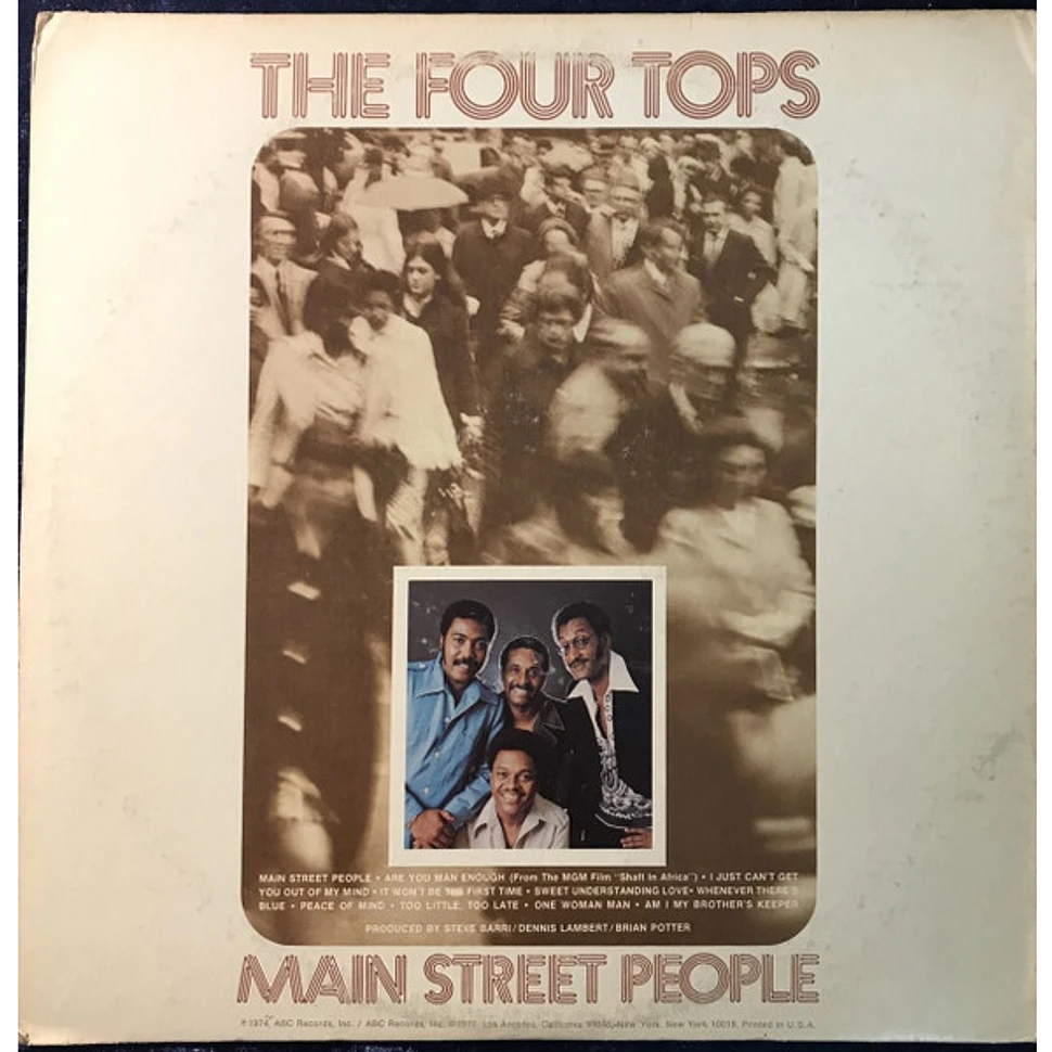 Four Tops - Main Street People