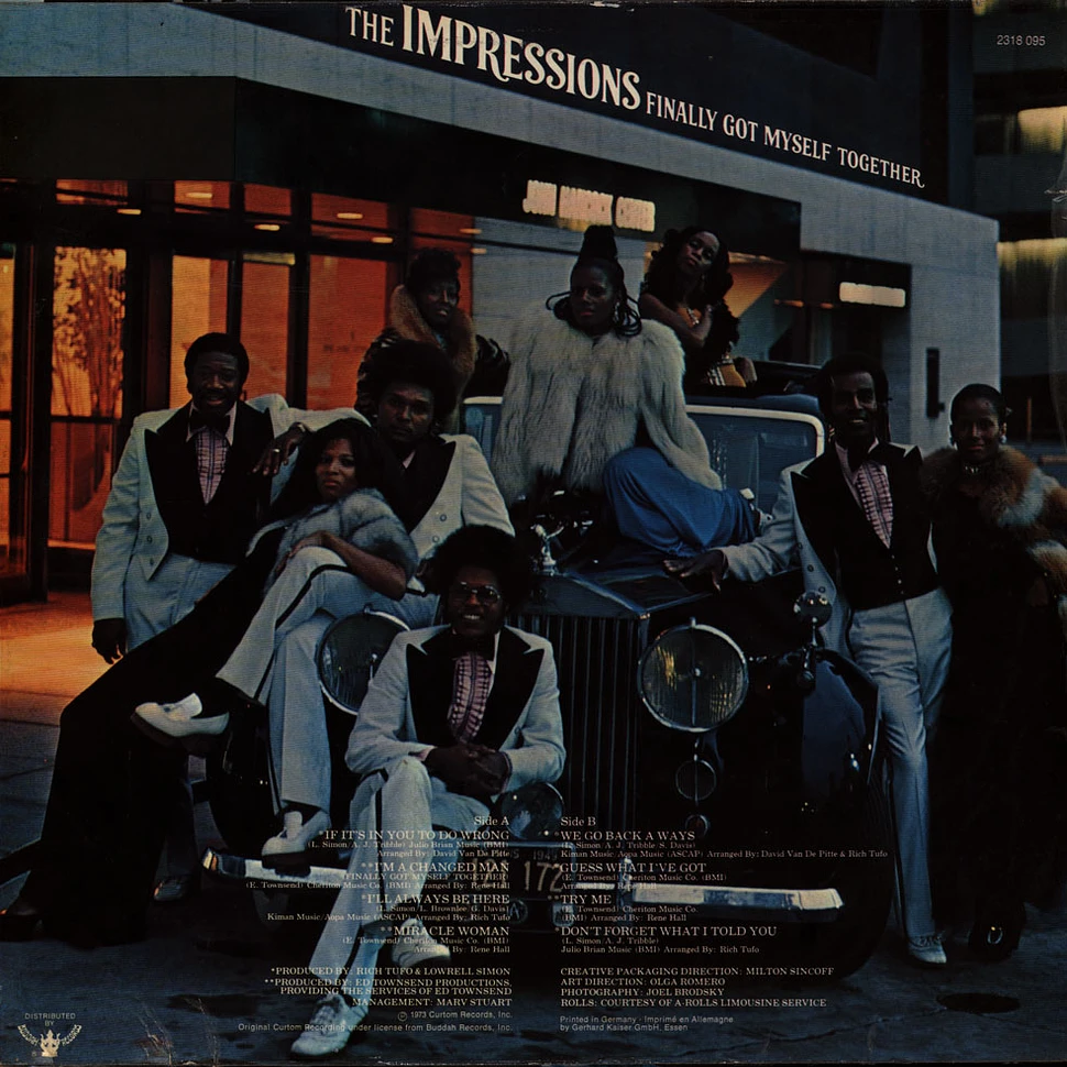 The Impressions - Finally Got Myself Together