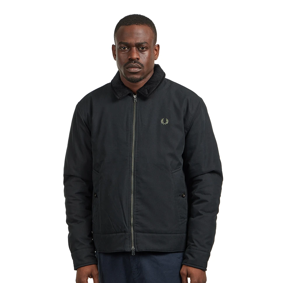 Fred Perry - The Caban Jacket (Black) | HHV