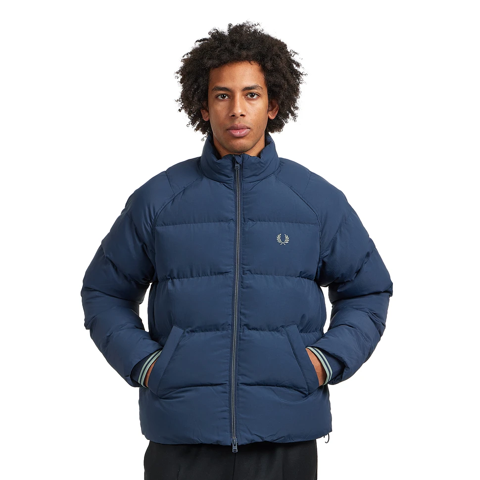 Fred Perry - Raglan Sleeve Padded Jacket (Dark Airforce) | HHV