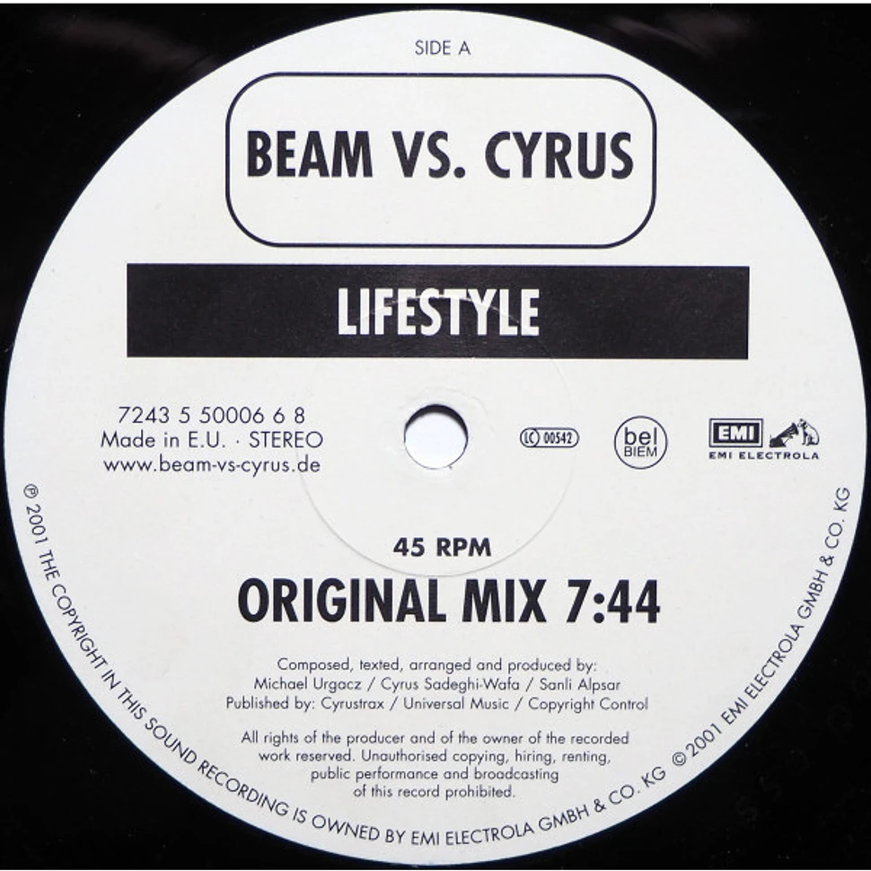 Beam vs. Cyrus - Lifestyle