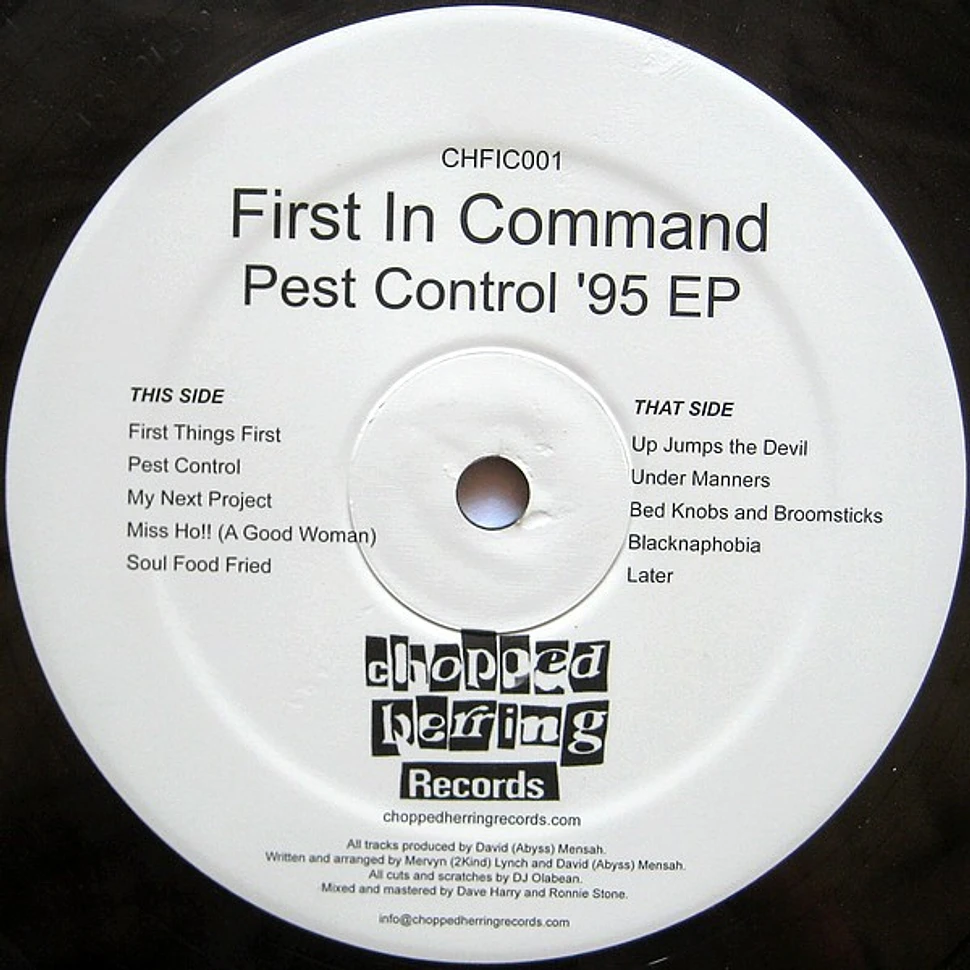 First In Command - Pest Control '95 EP