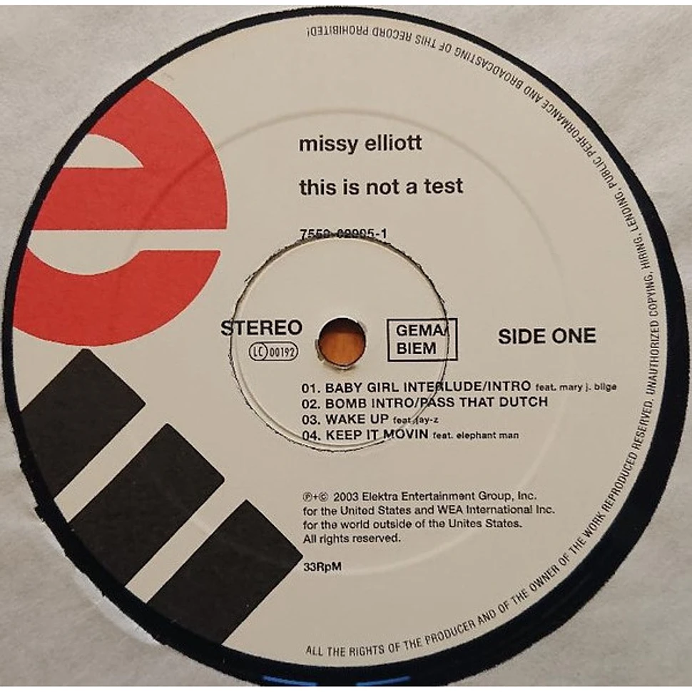 Missy Elliott - This Is Not A Test!