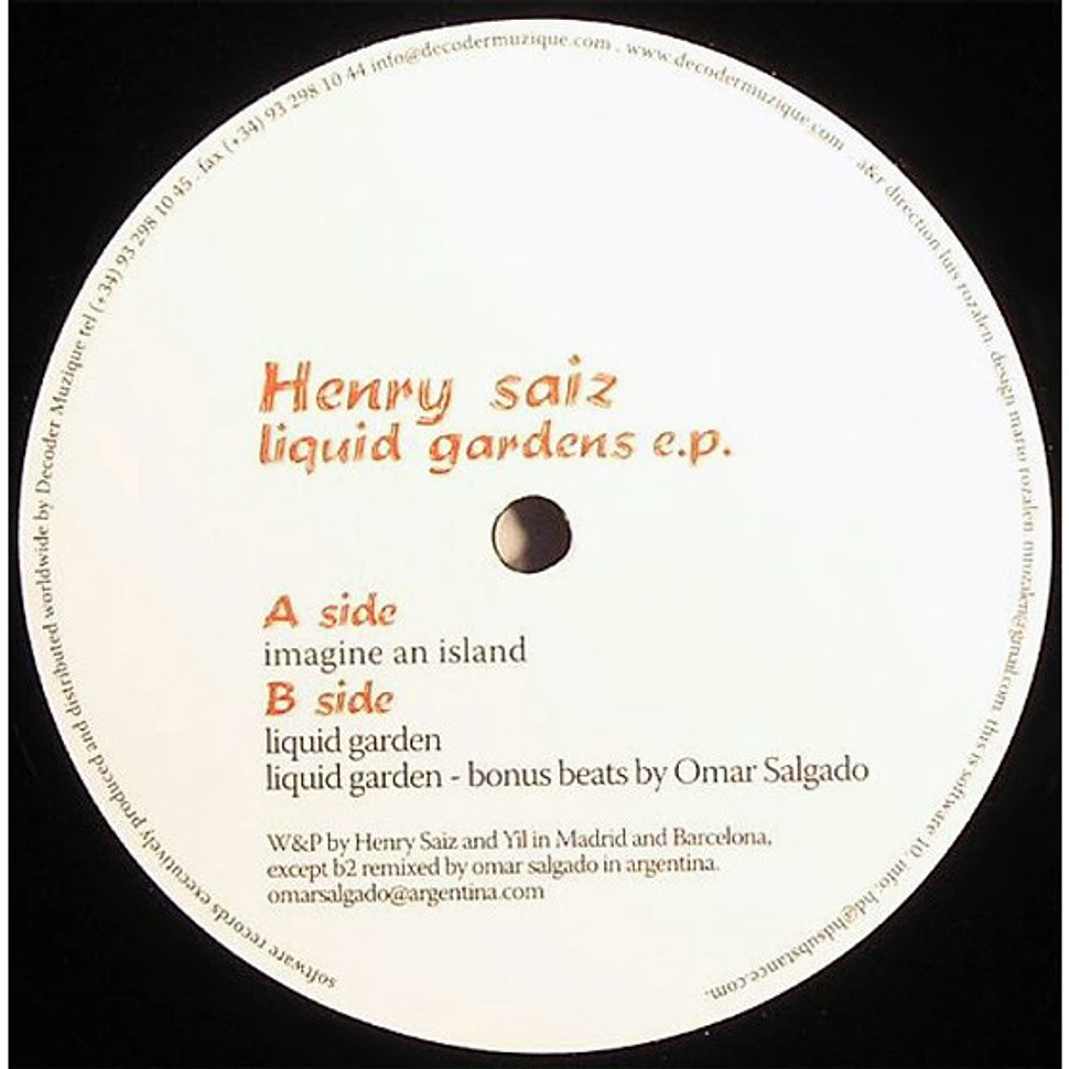 Henry Saiz - Liquid Gardens E.P.