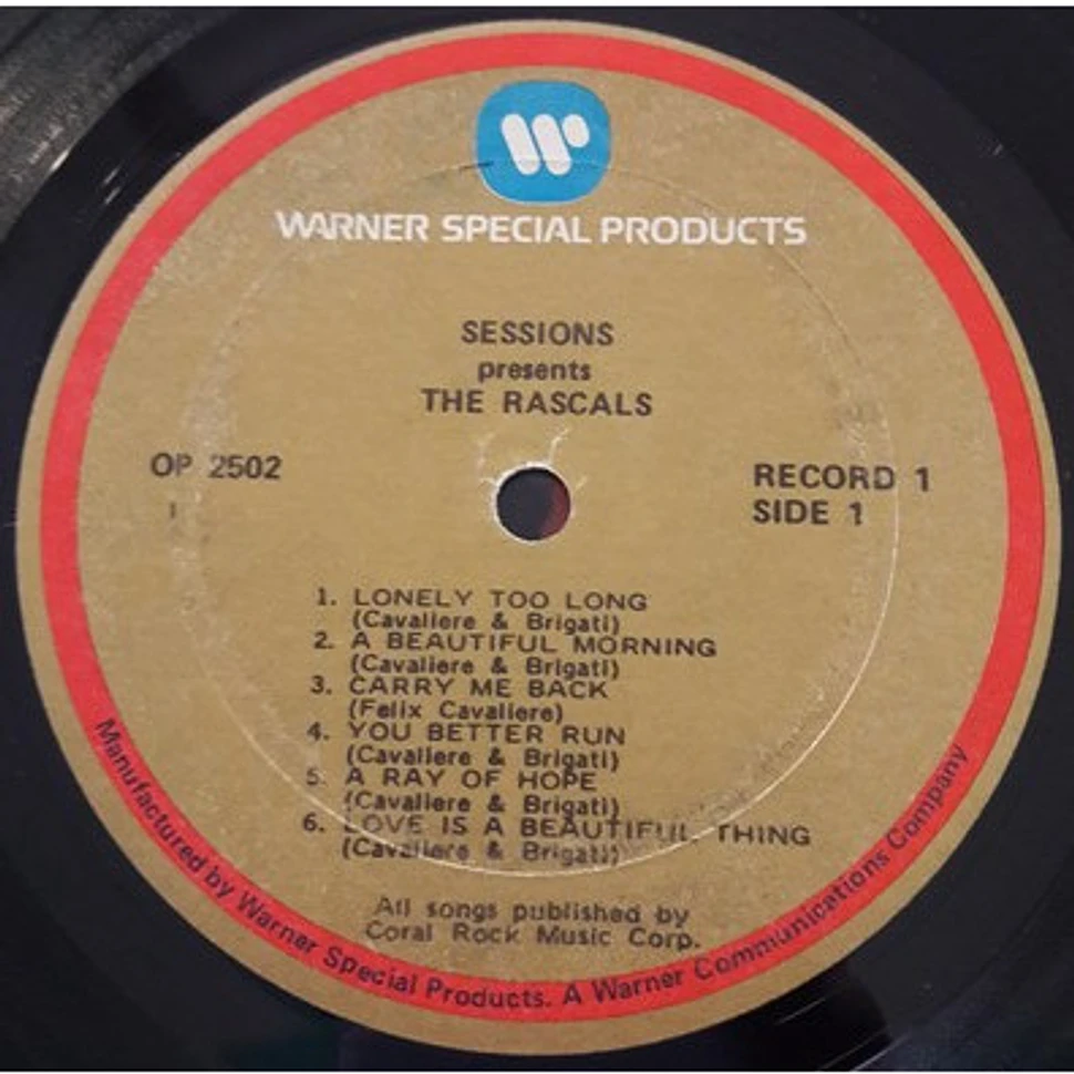 The Rascals - Sessions Presents The Rascals