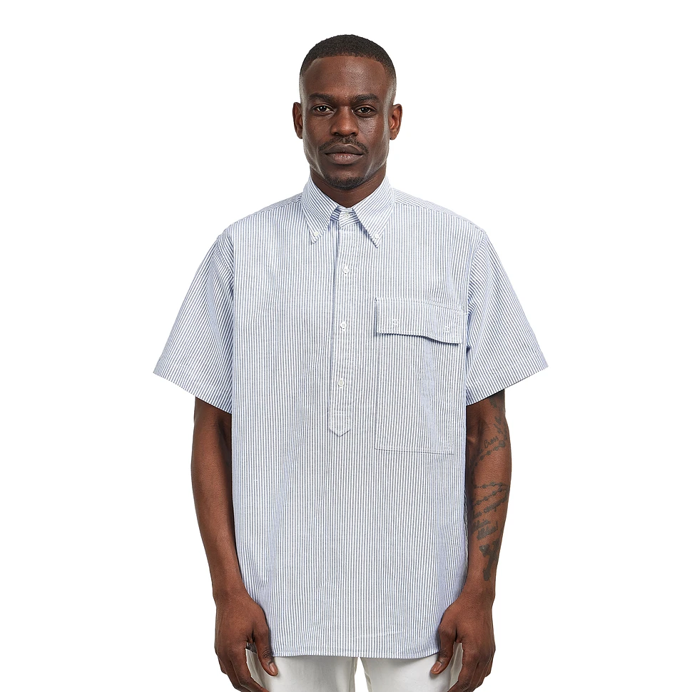 Beams Plus - B.D. Classic-Fit Burnout Dot Candy Stripe