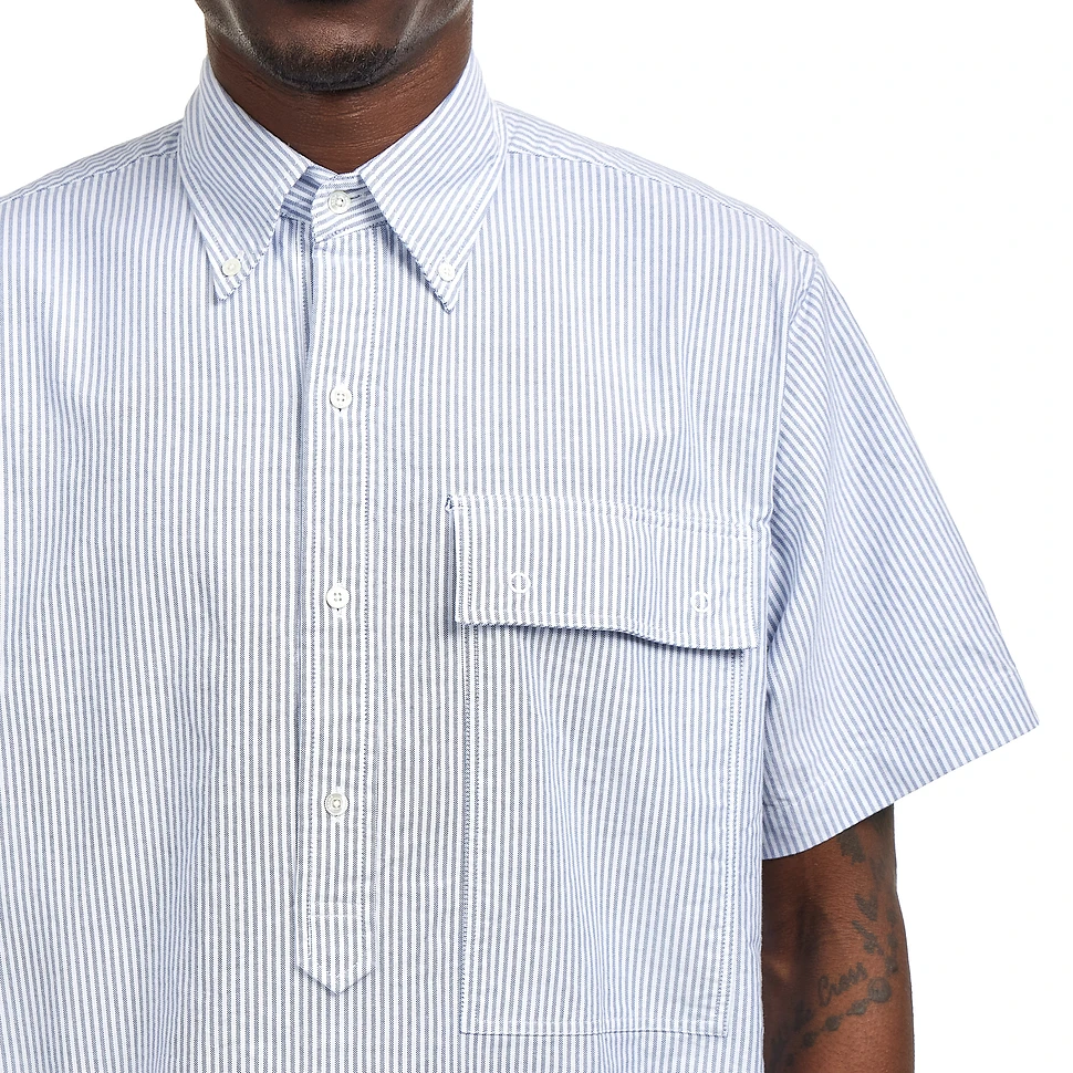 Beams Plus - B.D. Classic-Fit Burnout Dot Candy Stripe